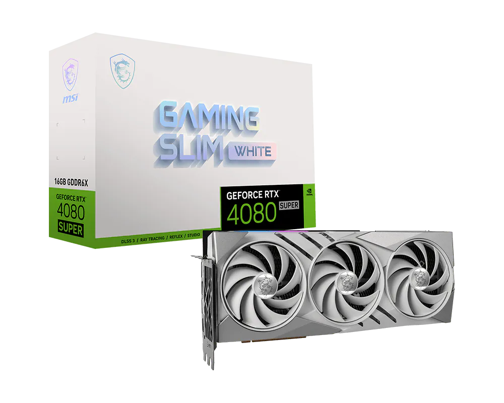 MSI GeForce RTX 4080 SUPER 16G GAMING SLIM WHITE